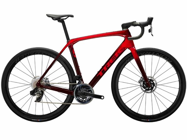 Bicykel Trek Domane SLR 9 AXS Gen 4 Metallic Red Smoke to Red Carbon Smoke 2024