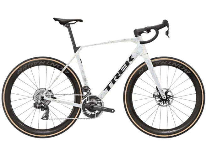Bicykel Trek Domane SLR 9 AXS Gen 5 Mother of Pearl/Silver Marble 2027