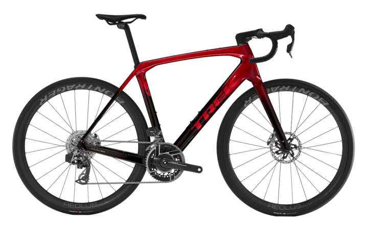 Bicykel Trek Domane SLR 9 AXS Gen 4 Metallic Red Smoke to Red Carbon Smoke 2025
