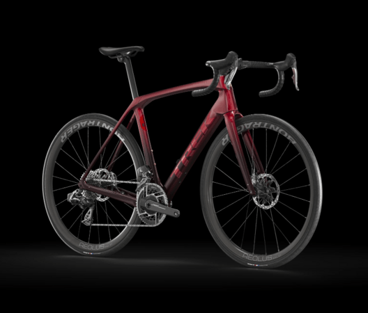 Bicykel Trek Domane SLR 9 AXS Gen 4 Metallic Red Smoke to Red Carbon Smoke 2025