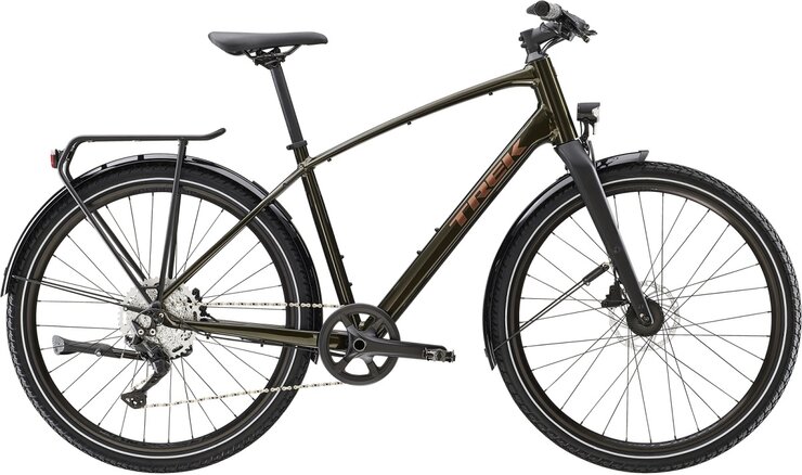 Bycikel Trek Dual Sport 3 Equipped Black Olive 2023