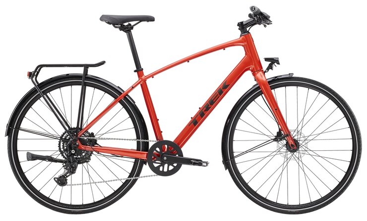 Bicykel Trek FX 2 Equipped Lava 2025