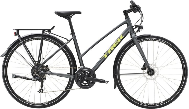 Bicykel Trek FX 2 Disc Equipped Stagger Satin Lithium Grey 2023