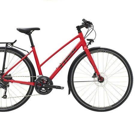 Bicykel Trek FX 2 Disc Equipped Stagger Satin Viper Red 2023