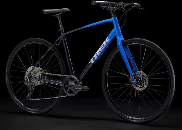 Bicykel Trek FX 3 Disc Alpine Blue to Deep Dark Blue Fade 2023