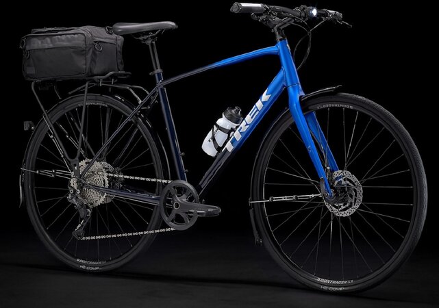Bicykel Trek FX 3 Disc Alpine Blue to Deep Dark Blue Fade 2023