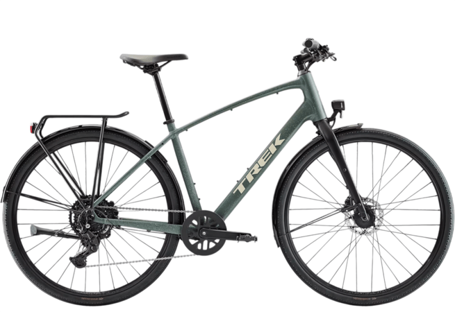 Bicykel Trek FX Sport AL Equipped Keswick Green/Lichen Green Splatter 2026