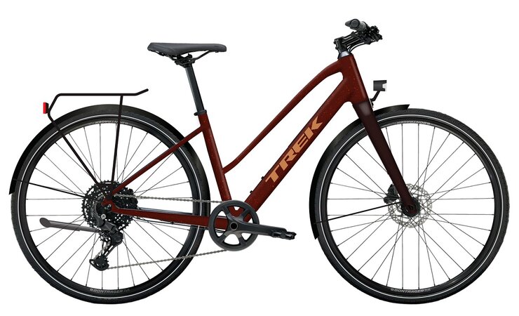 Bicykel Trek FX Sport AL Equipped Midstep Cobra Blood/Sedona Red Splatter 2026