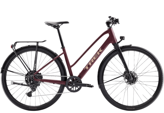 Bicykel Trek FX Sport AL Equipped Midstep Cobra Blood/Sedona Red Splatter 2026