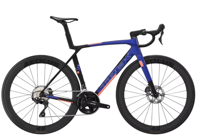 Bicykel Trek Madone SL 5 Pro Gen 8 Matte Cobalt Blue/Trek Black/Living Coral 2027