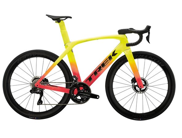 Bicykel Trek Madone SLR 9 Gen 6 Radioactive Coral to Yellow Fade 2022