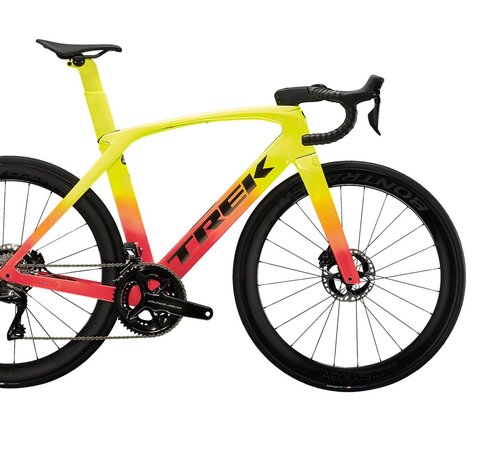 Bicykel Trek Madone SLR 9 Gen 6 Radioactive Coral to Yellow Fade 2022