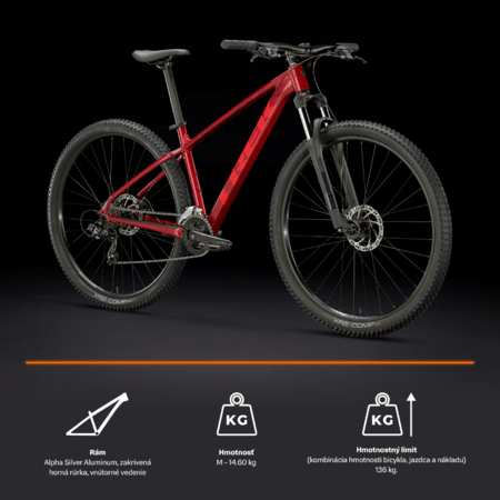Bicykel Trek Marlin 4 Gen 2 Crimson 2025