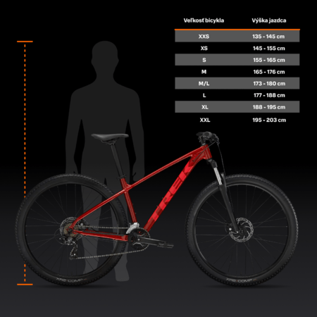 Bicykel Trek Marlin 4 Gen 2 Crimson 2025