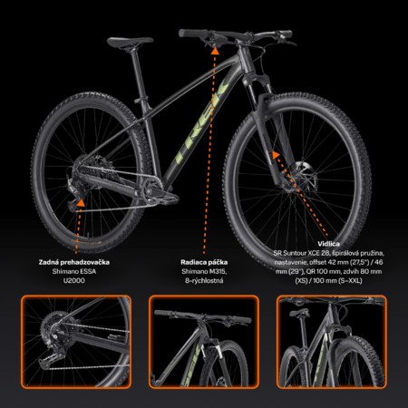 Bicykel Trek Marlin 4 Gen 3 Matte Dark Web 2026