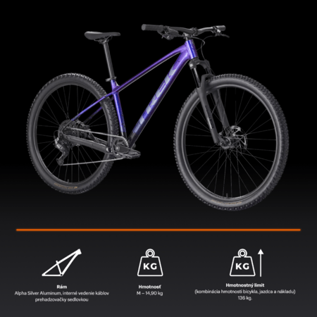 Bicykel Trek Marlin 4 Gen 3 Purple Flip/Black Fade 2026