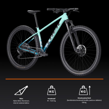 Bicykel Trek Marlin 5 Gen 3 Miami Green/Dark Aquatic Fade 2026