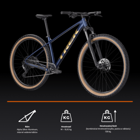 Bicykel Trek Marlin 5 Gen 3 Mulsanne Blue 2026
