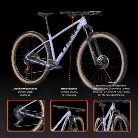 Bicykel Trek Marlin 6 Gen 3 Gloss Lavender Haze 2026