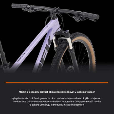 Bicykel Trek Marlin 6 Gen 3 Gloss Lavender Haze 2026