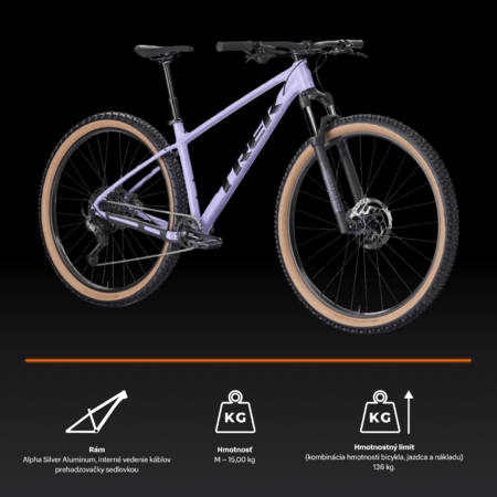 Bicykel Trek Marlin 6 Gen 3 Gloss Lavender Haze 2026