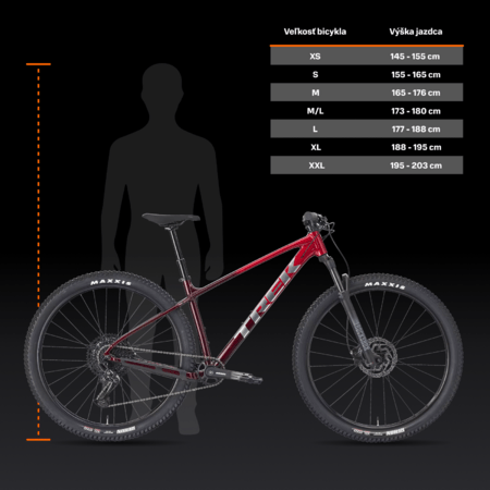 Bicykel Trek Marlin 7 Gen 3 Fury Red/Lithium Grey Fade 2026