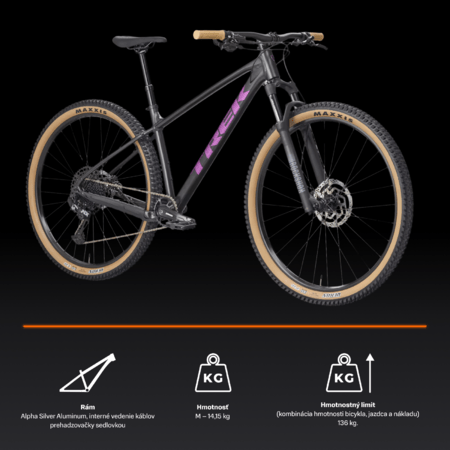 Bicykel Trek Marlin 7 Gen 3 Matte Dark Web/Clear Gloss Splatter 2026
