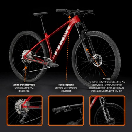 Bicykel Trek Procaliber 6 Viper Red/Crimson 2025