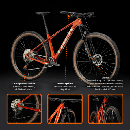 Bicykel Trek Procaliber 9.5 Gen 3 Lava 2025