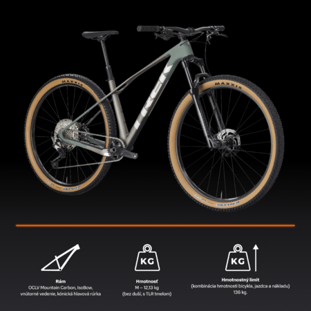 Bicykel Trek Procaliber 9.5 Gen 3 Matte Keswick Green/Mercury 2026
