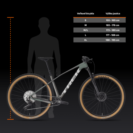 Bicykel Trek Procaliber 9.5 Gen 3 Matte Keswick Green/Mercury 2026