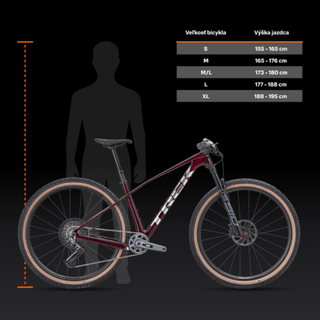 Bicykel Trek Procaliber 9.7 AXS Gen 3 Carbon Red Smoke 2026