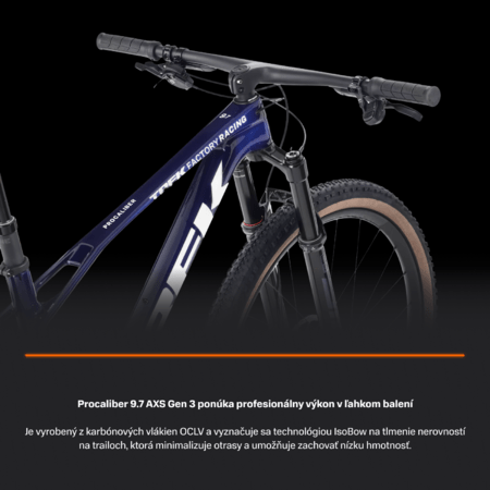 Bicykel Trek Procaliber 9.7 AXS Gen 3 Navy Smoke 2026