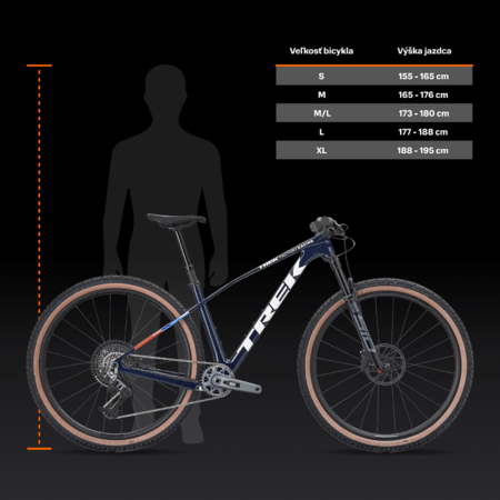 Bicykel Trek Procaliber 9.7 AXS Gen 3 Navy Smoke 2026