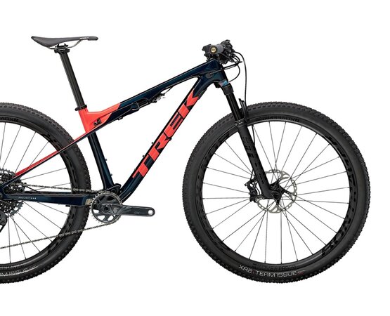 Bicykel Trek Supercaliber 9.8 GX Carbon Blue Smoke/Radioactive Coral 2021