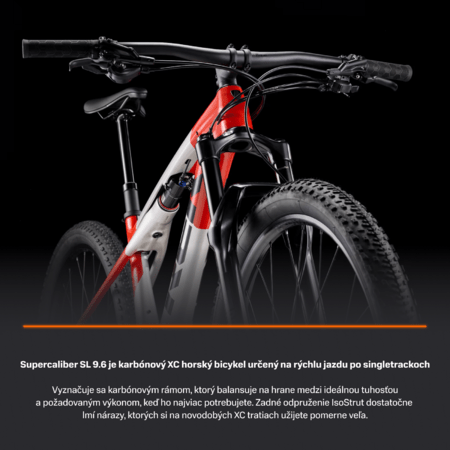 Bicykel Trek Supercaliber SL 9.6 Gen 2 Lunar Silver/Lava Red 2025