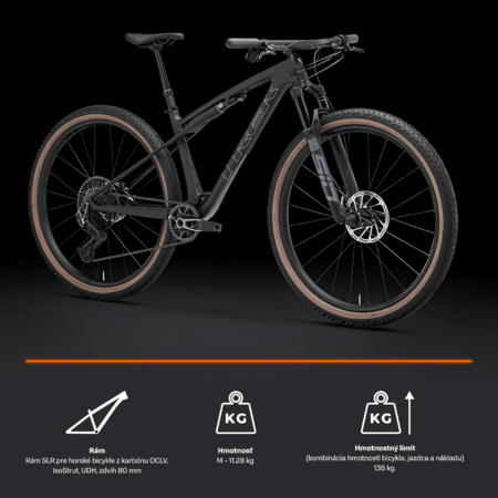 Bicykel Trek Supercaliber SLR 9.8 X0 AXS T-Type Gen 2 Deep Smoke 2025