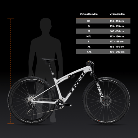 Bicykel Trek Supercaliber SLR 9.9 Flight Attendant Gen 2 Argent Drizzle 2025