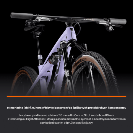 Bicykel Trek Supercaliber SLR 9.9 Flight Attendant Gen 2 Lavender Haze 2025