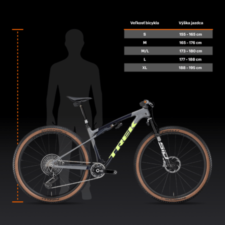 Bicykel Trek Supercaliber SLR 9.9 Flight Attendant Gen 2 Navy Carbon Smoke Blue/Slate Grey/Glowstick Green 2025