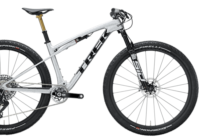 Bicykel Trek Supercaliber SLR 9.9 XX AXS Gen 2 Argent Drizzle 2025