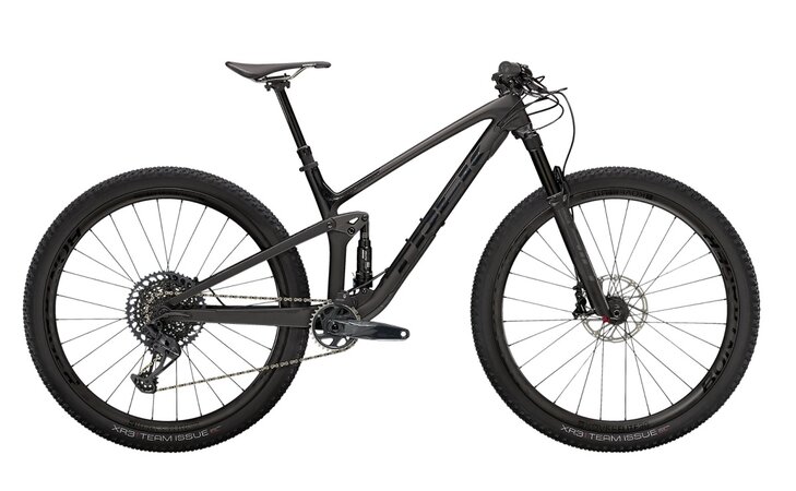Bicykel Trek Top Fuel 9.8 GX Matte Raw Carbon/Voodoo Trek Black 2021
