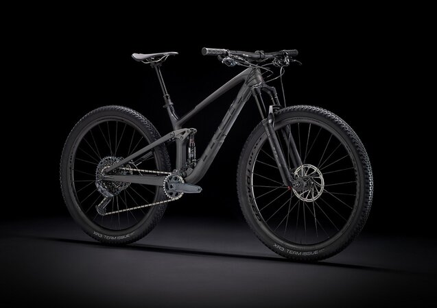 Bicykel Trek Top Fuel 9.8 GX Matte Raw Carbon/Voodoo Trek Black 2021