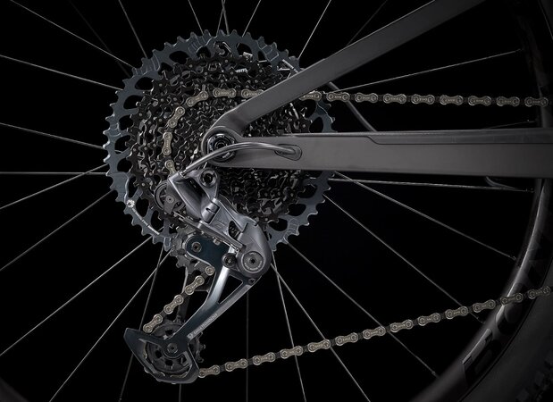 Bicykel Trek Top Fuel 9.8 GX Matte Raw Carbon/Voodoo Trek Black 2021