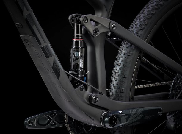 Bicykel Trek Top Fuel 9.8 GX Matte Raw Carbon/Voodoo Trek Black 2021