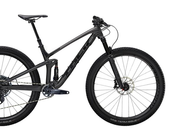 Bicykel Trek Top Fuel 9.8 GX AXS Matte Raw Carbon/Voodoo Trek Black 2021