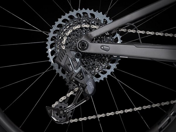 Bicykel Trek Top Fuel 9.8 GX AXS Matte Raw Carbon/Voodoo Trek Black 2021