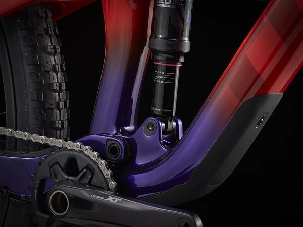Bicykel Trek Top Fuel 9.8 XT Marigold to Red to Purple Abyss Fade 2022