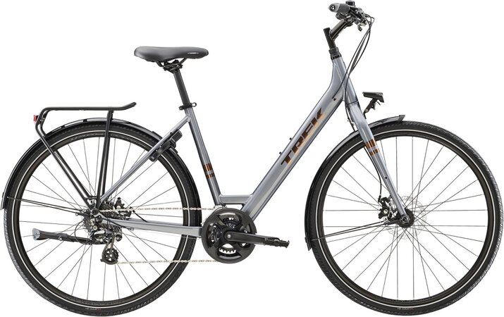 Bicykel Trek Verve 1 Equipped Lowstep Galactic Grey 2023