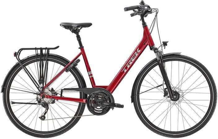 Bicykel Trek Verve 2 Equipped Lowstep Rage Red E 2022
